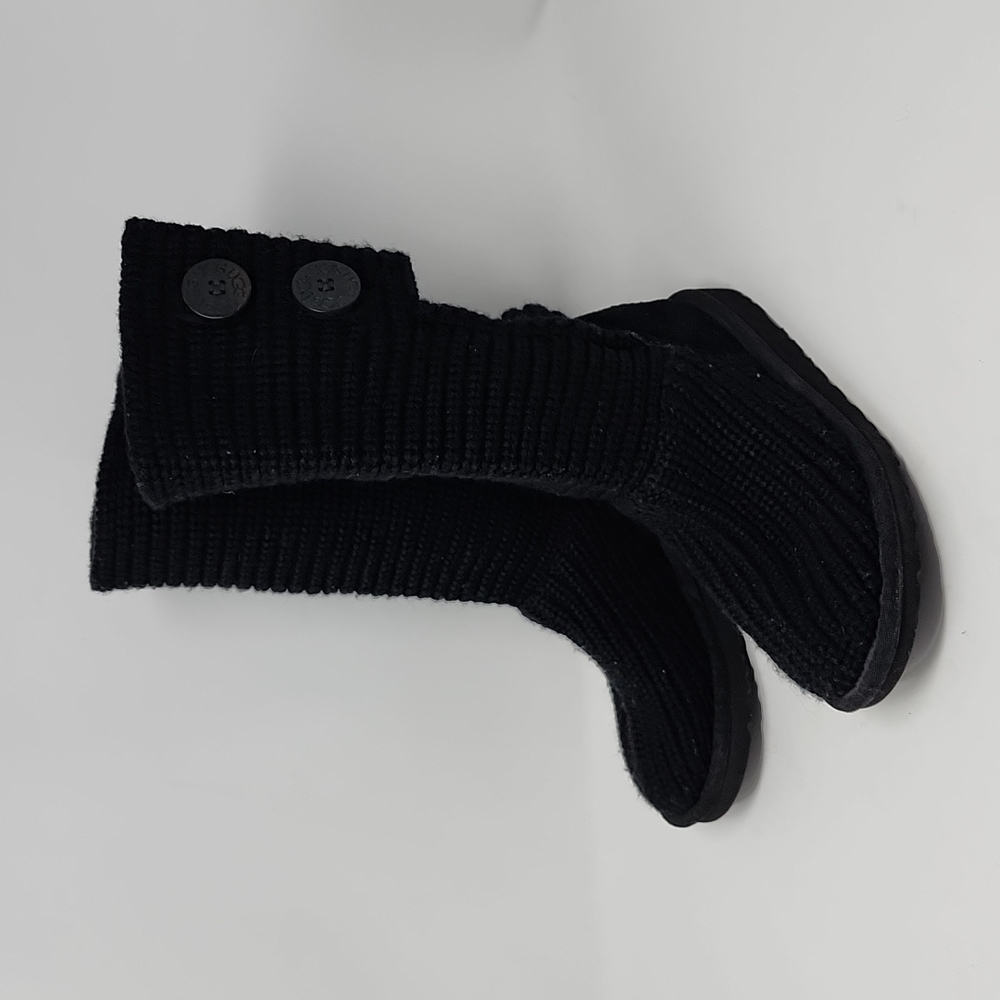 UGG Black  Classic Cardy Girls Boots Size 3